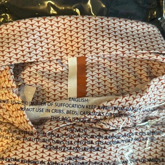 Rhoback Men's University of Texas UT Longhorn Patterned Short Sleeve Polo Large - Picture 7 of 7